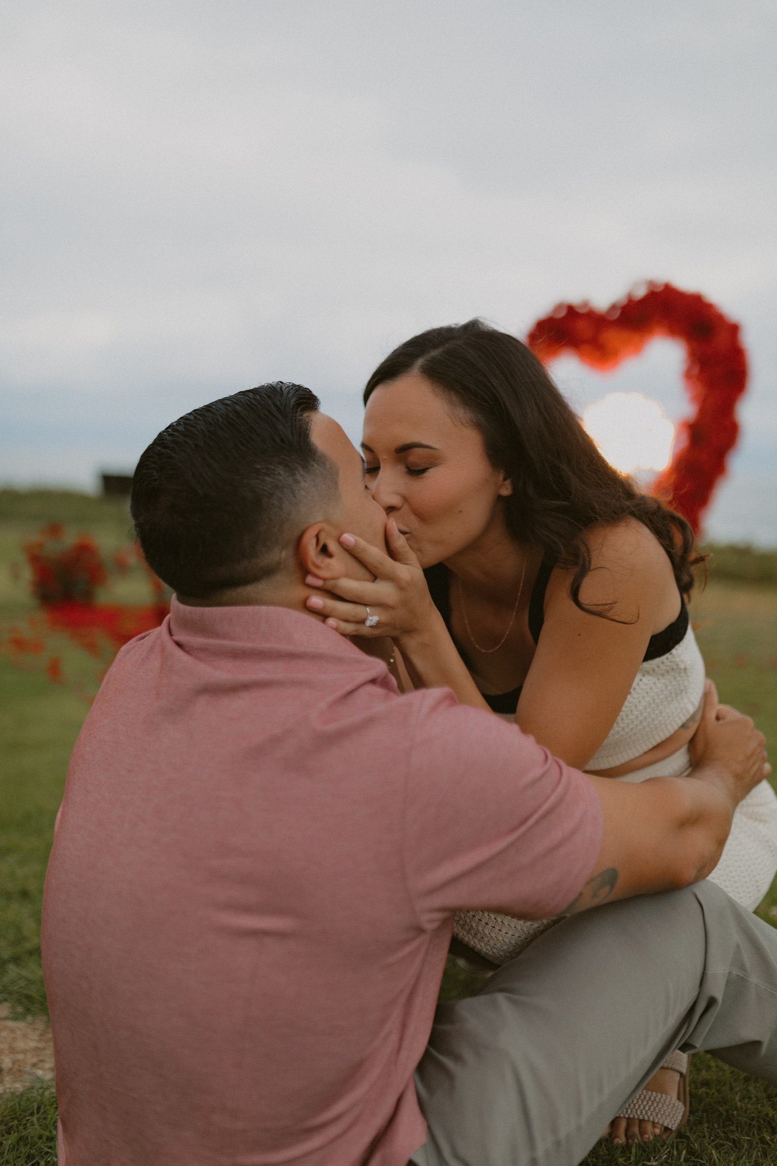 Amanda and CJ engagement photo