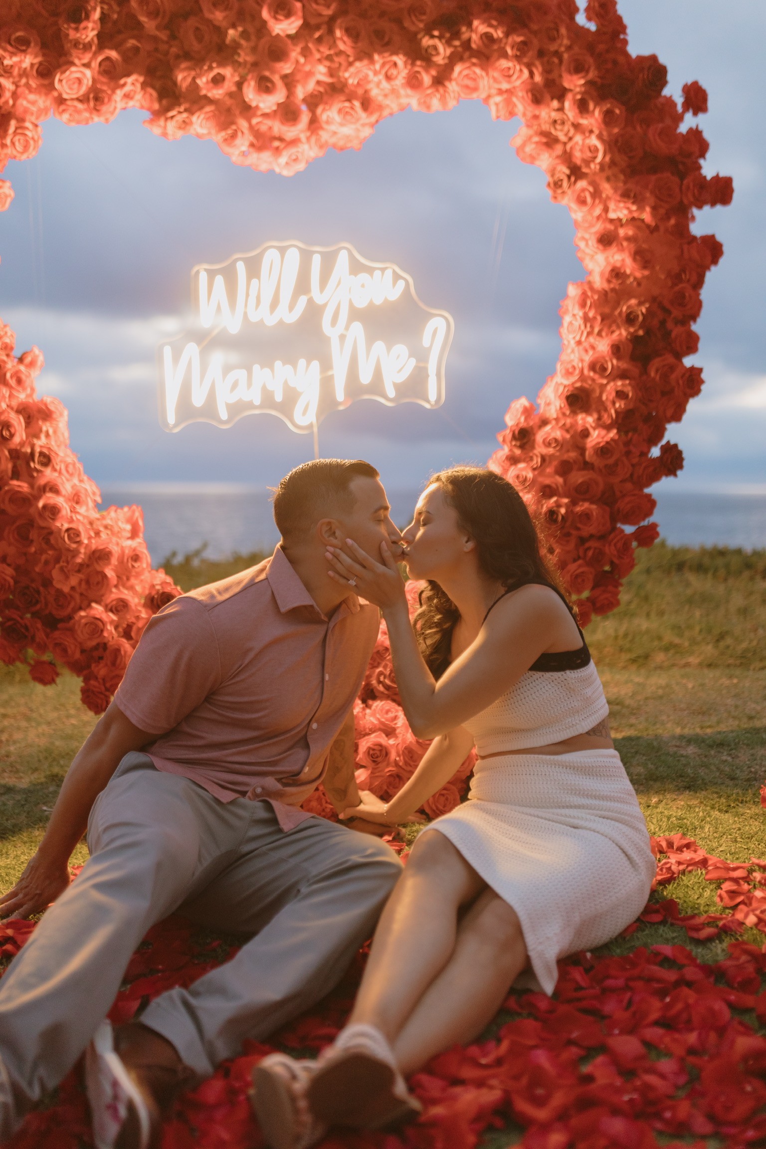 Amanda and CJ engagement photo