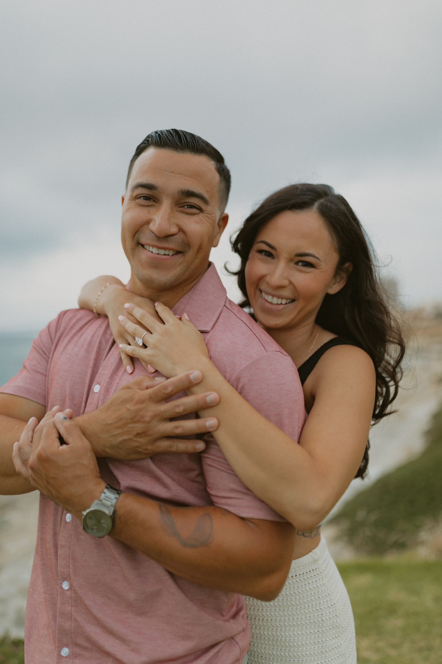 Amanda and CJ engagement photo