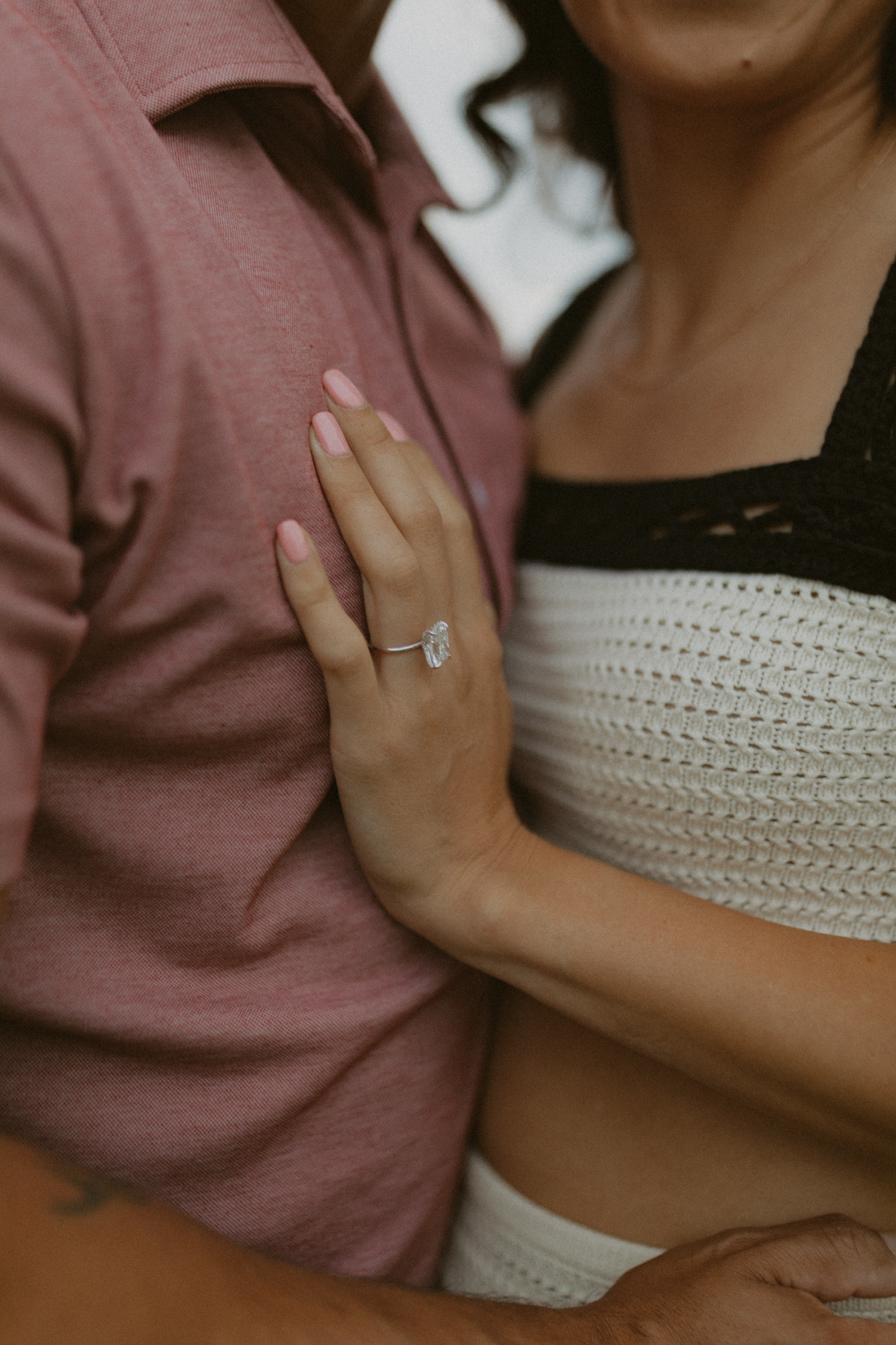 Amanda and CJ engagement photo