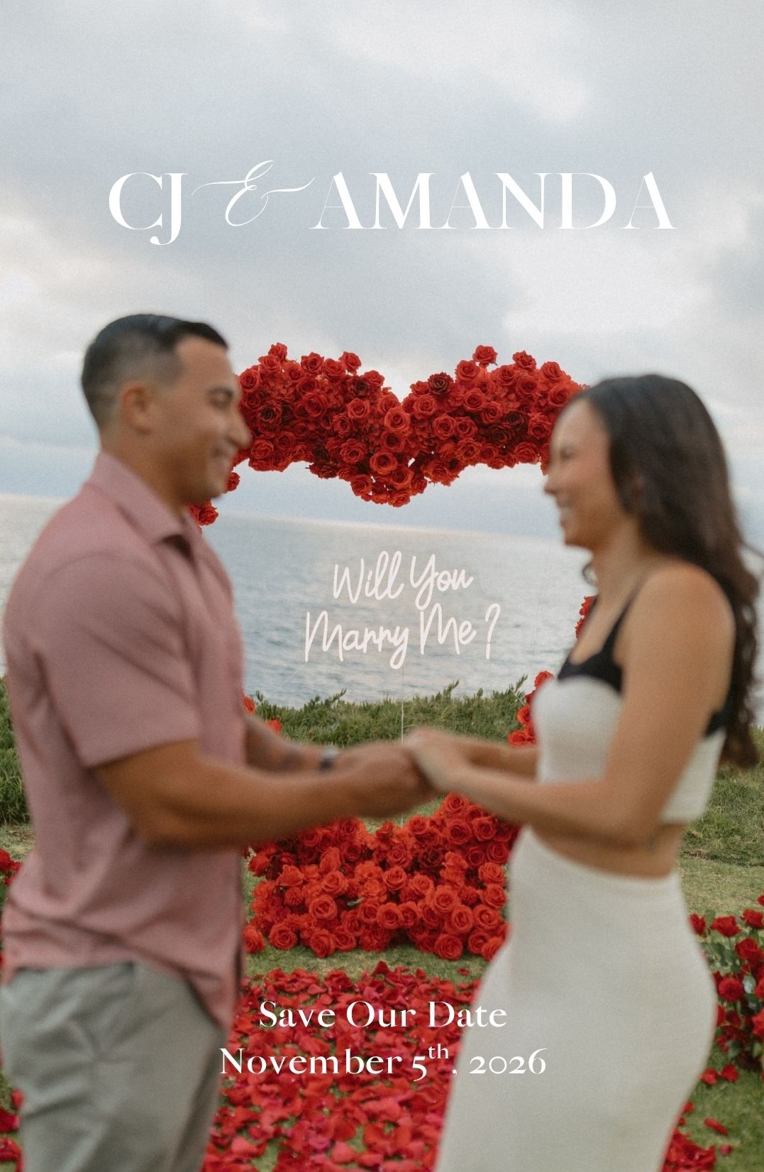 CJ and Amanda Save the Date